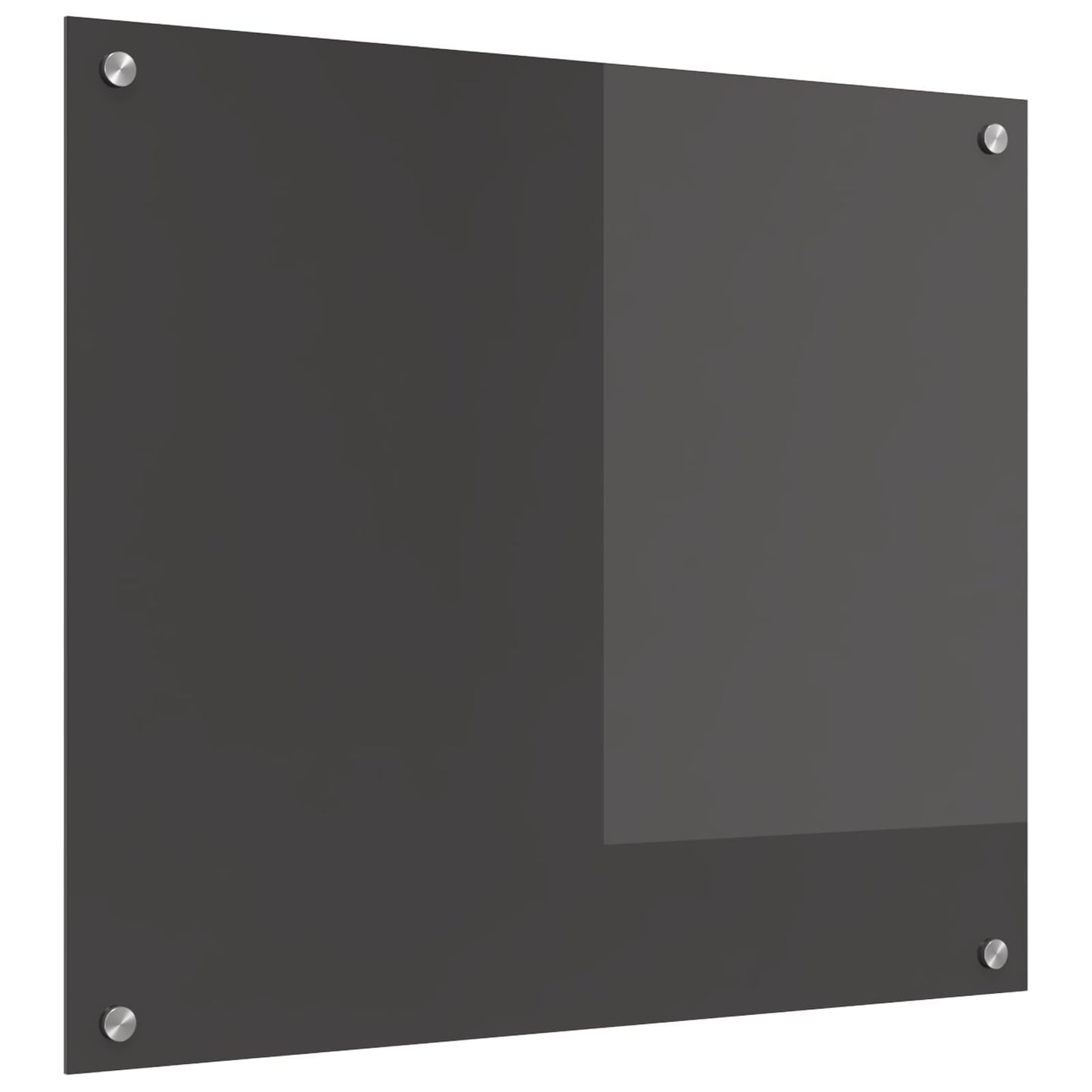 vidaXL Πλάτη κουζίνας Σκούρο Γκρι 70 x 60 cm σκληρυμένο γυαλί