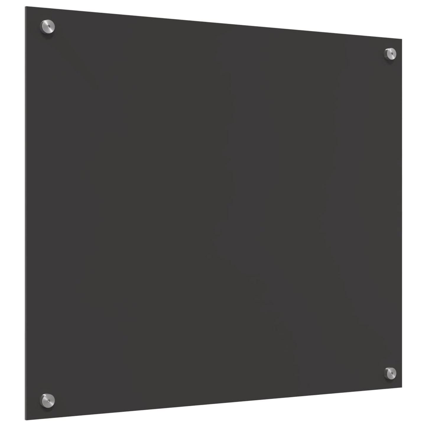 vidaXL Πλάτη κουζίνας Σκούρο Γκρι 70 x 60 cm σκληρυμένο γυαλί