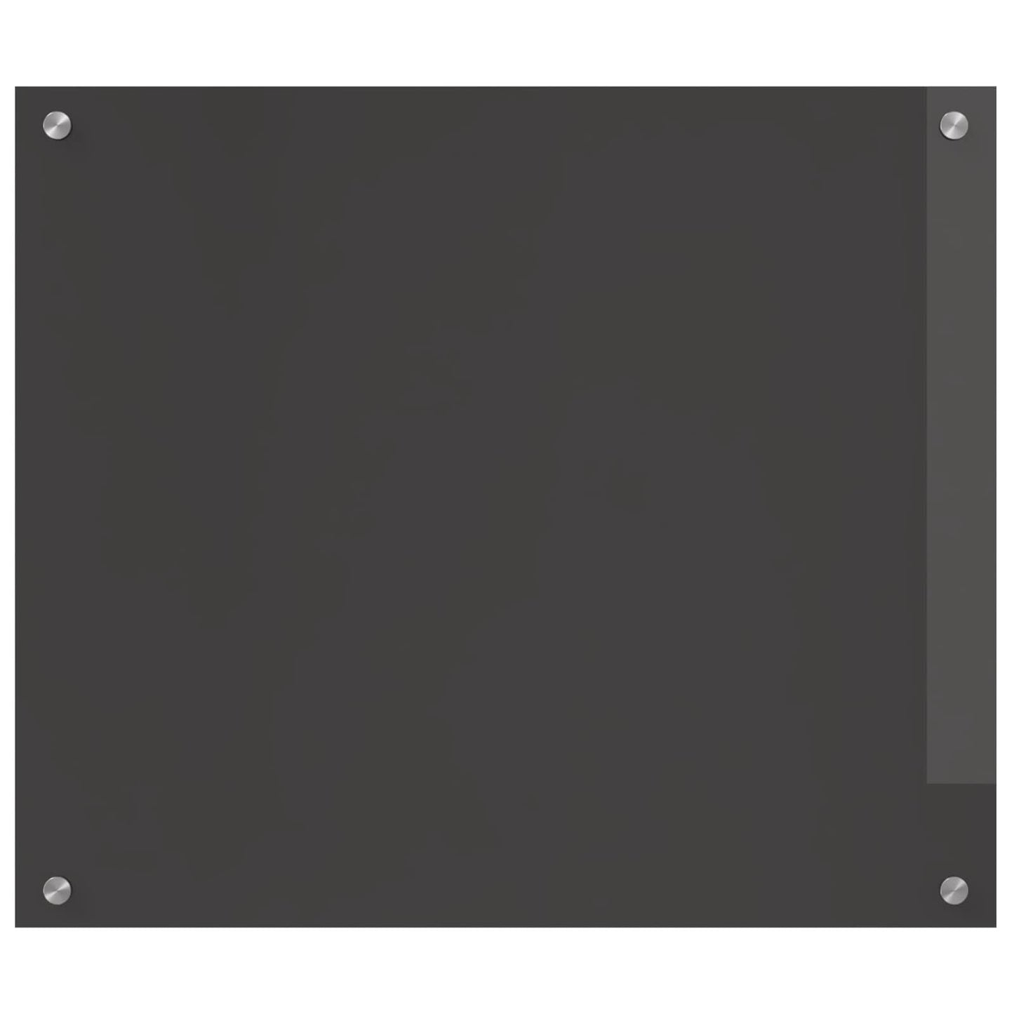 vidaXL Πλάτη κουζίνας Σκούρο Γκρι 70 x 60 cm σκληρυμένο γυαλί