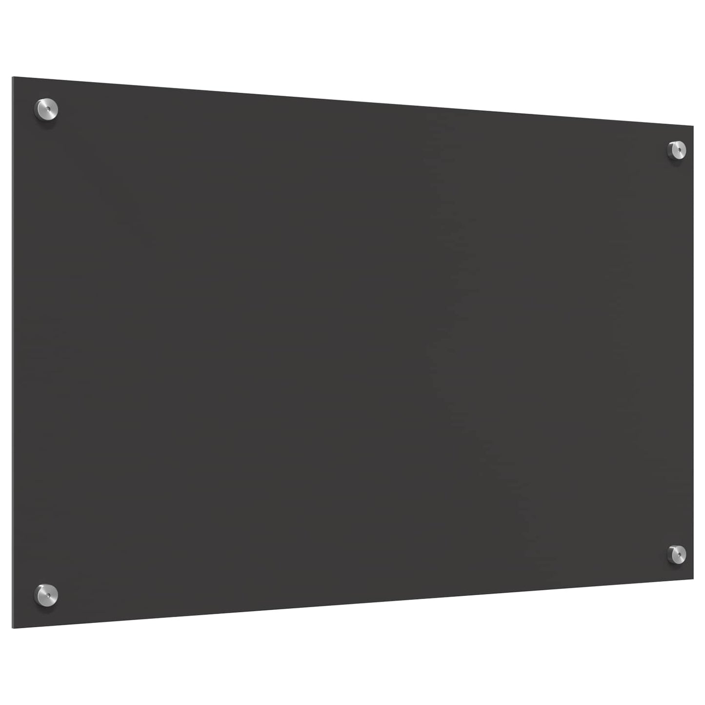 vidaXL Πλάτη κουζίνας Σκούρο Γκρι 80 x 50 cm σκληρυμένο γυαλί