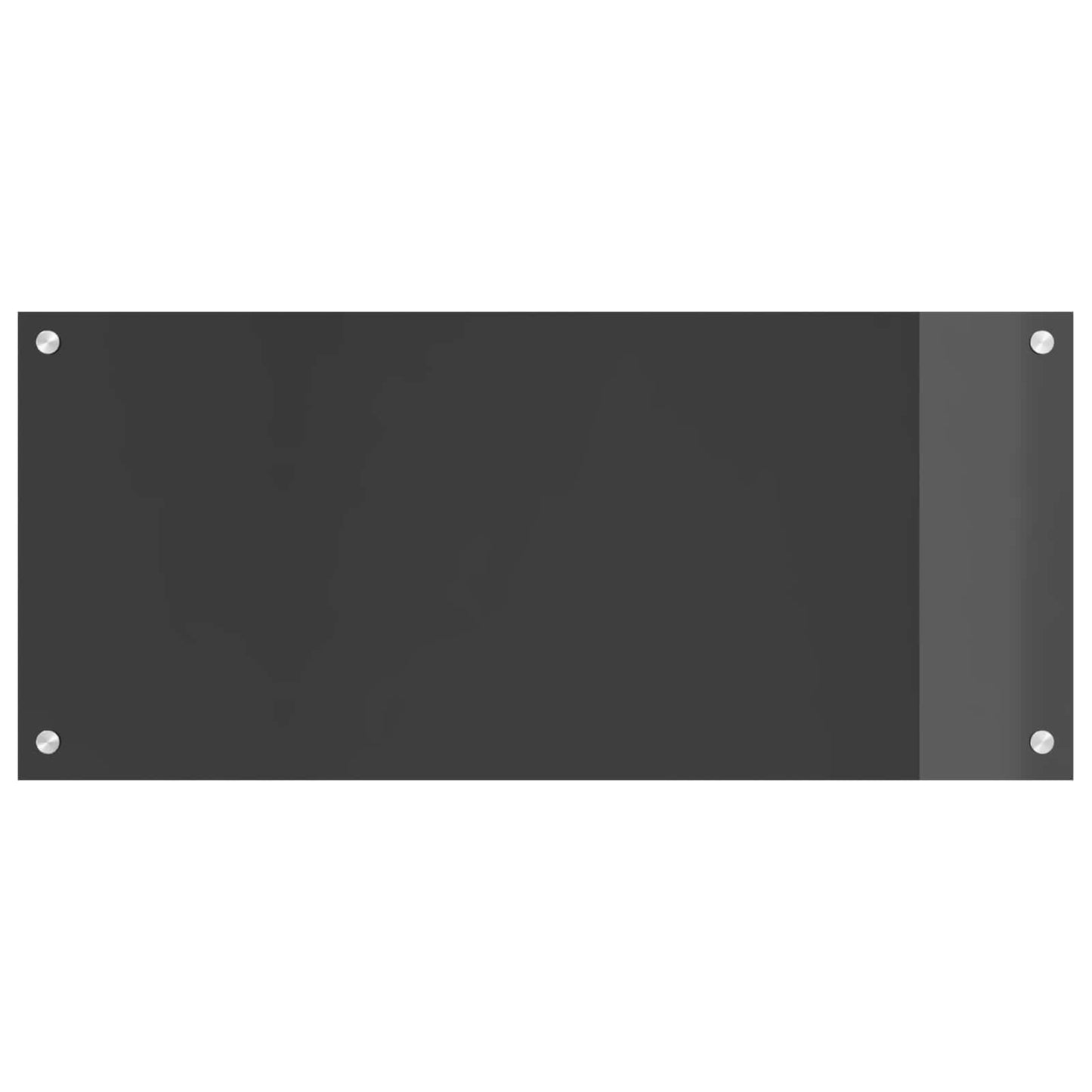 vidaXL Πλάτη κουζίνας Σκούρο Γκρι 90 x 40 cm σκληρυμένο γυαλί
