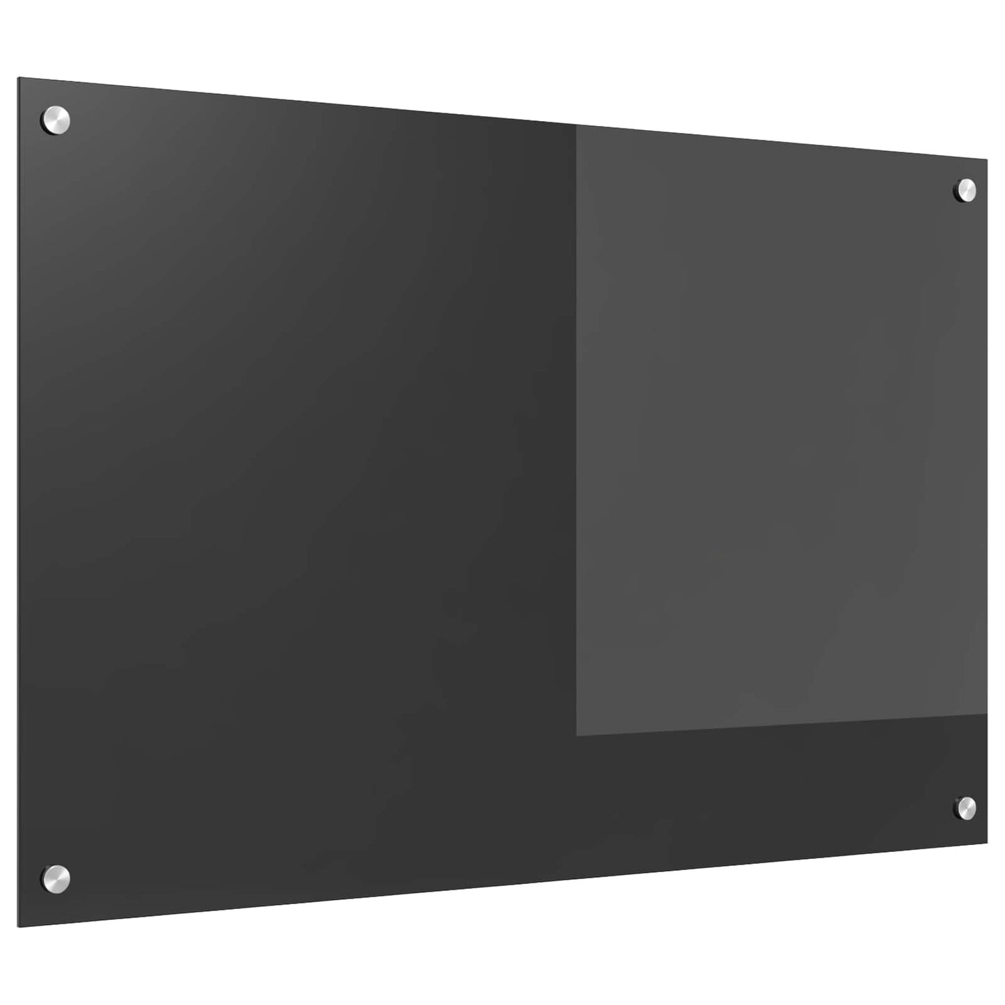 vidaXL Πλάτη κουζίνας Σκούρο Γκρι 90 x 60 cm σκληρυμένο γυαλί