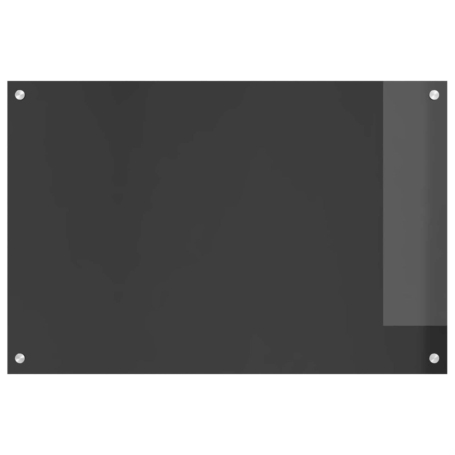 vidaXL Πλάτη κουζίνας Σκούρο Γκρι 90 x 60 cm σκληρυμένο γυαλί