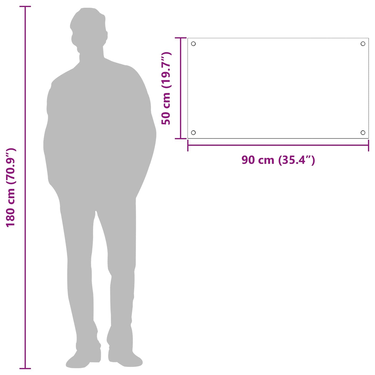 vidaXL Πίσω Πάνελ Κουζίνας Κίτρινο 90 x 50 cm σκληρυμένο γυαλί