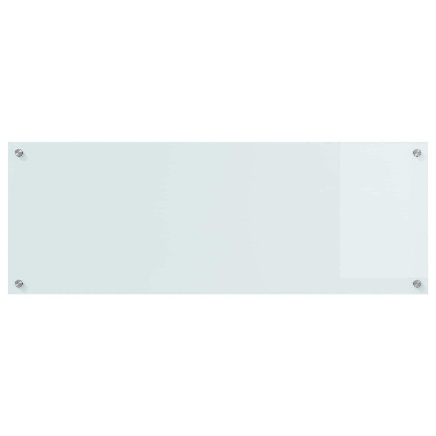 vidaXL Πίσω Πάνελ Κουζίνας Λευκό 110 x 40 cm σκληρυμένο γυαλί