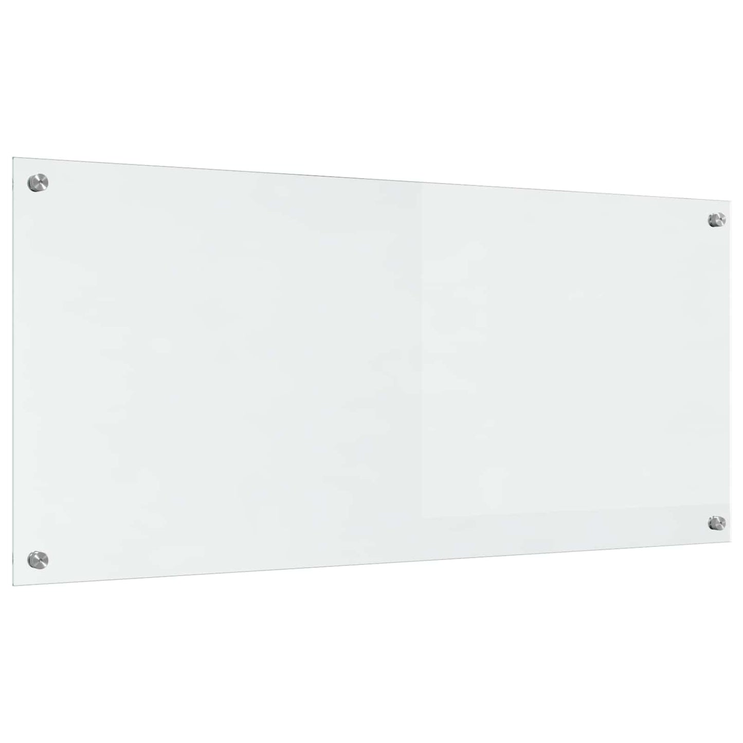 vidaXL Πλάτη κουζίνας Διαφανές 110 x 50 cm σκληρυμένο γυαλί