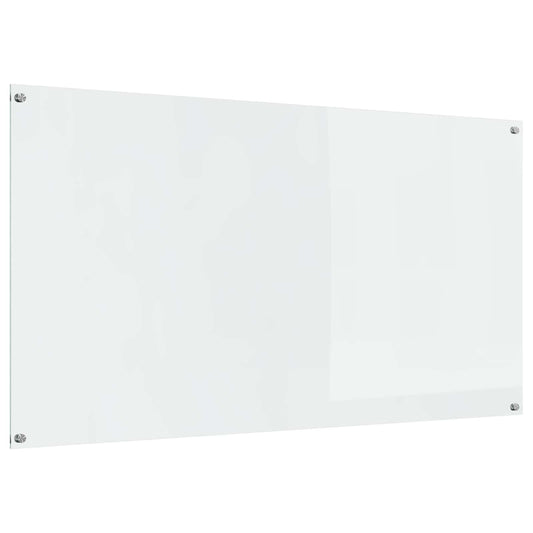 vidaXL Πλάτη κουζίνας Διαφανές 110 x 60 cm σκληρυμένο γυαλί
