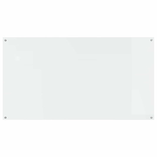 vidaXL Πλάτη κουζίνας Διαφανές 110 x 60 cm σκληρυμένο γυαλί