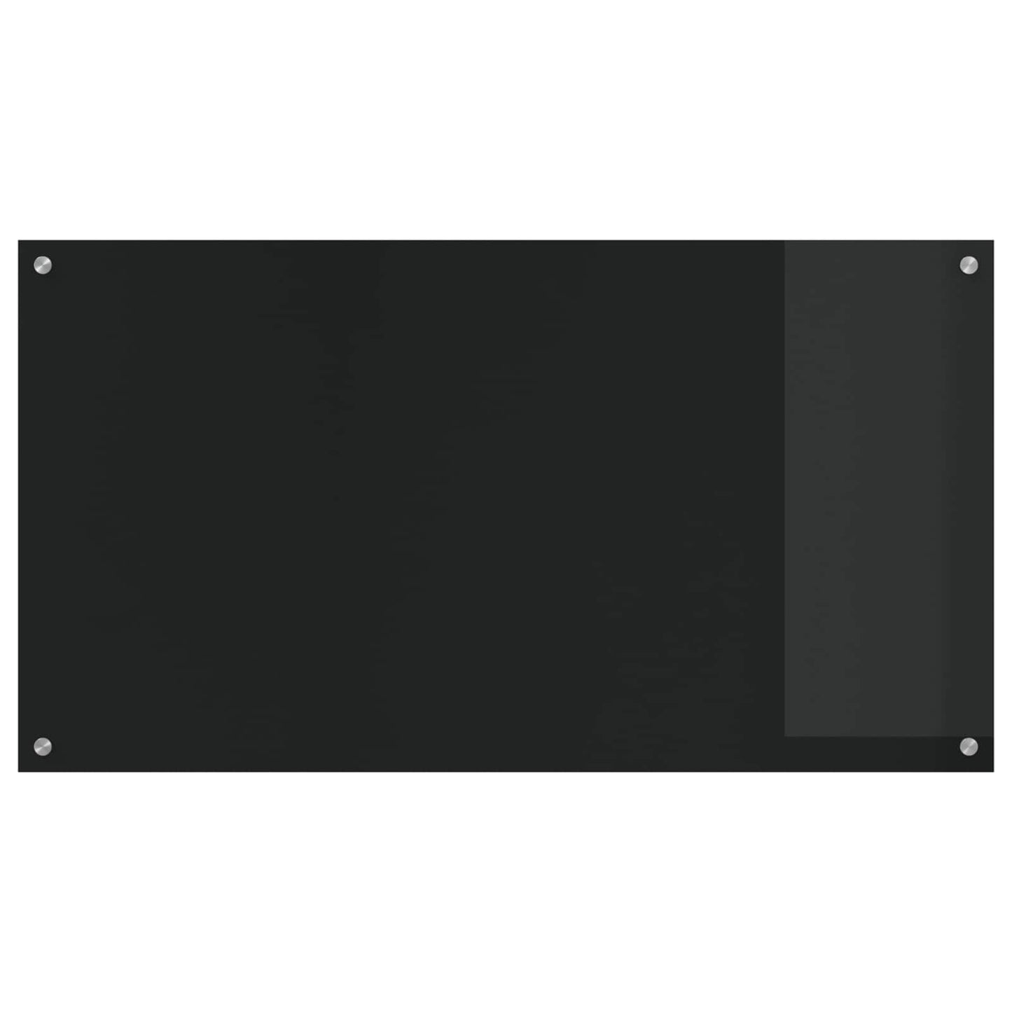 vidaXL Πλάτη κουζίνας Μαύρο 110 x 60 cm σκληρυμένο γυαλί