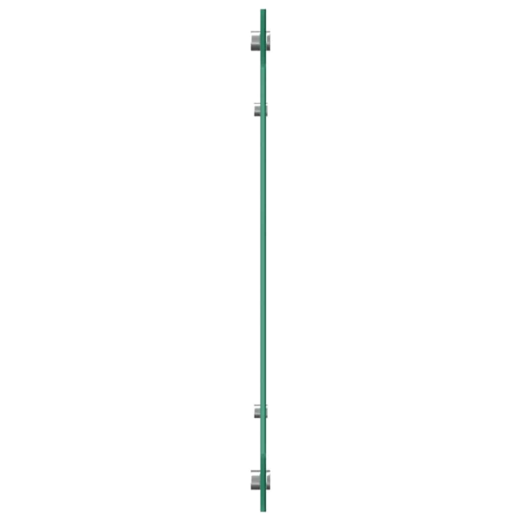 vidaXL Πλάτη κουζίνας Ανοιχτό γκρι 110 x 50 cm σκληρυμένο γυαλί