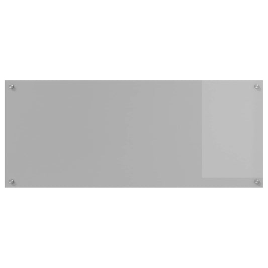 vidaXL Πλάτη κουζίνας Ανοιχτό γκρι 120 x 50 cm σκληρυμένο γυαλί
