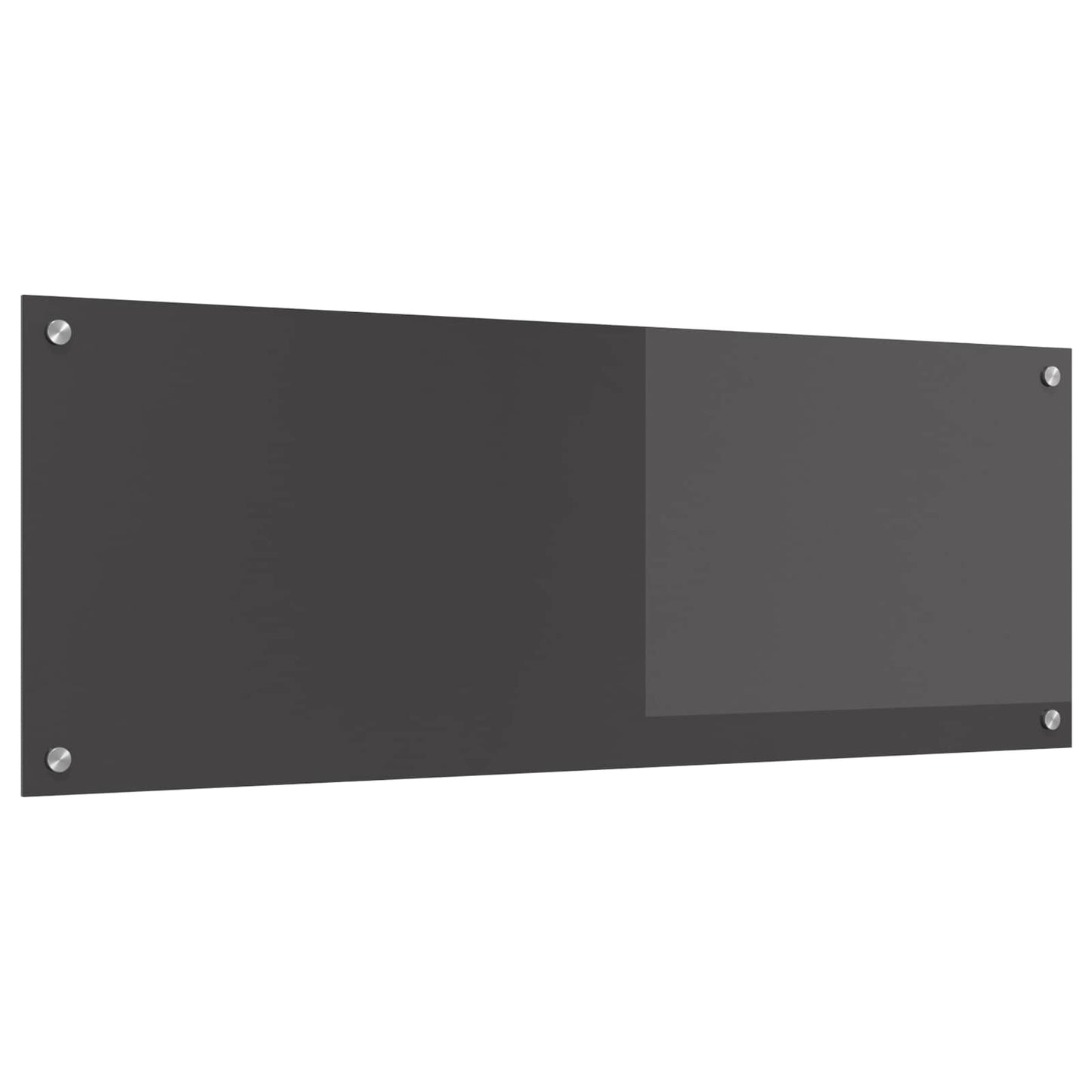 vidaXL Πλάτη κουζίνας Σκούρο Γκρι 110 x 40 cm σκληρυμένο γυαλί