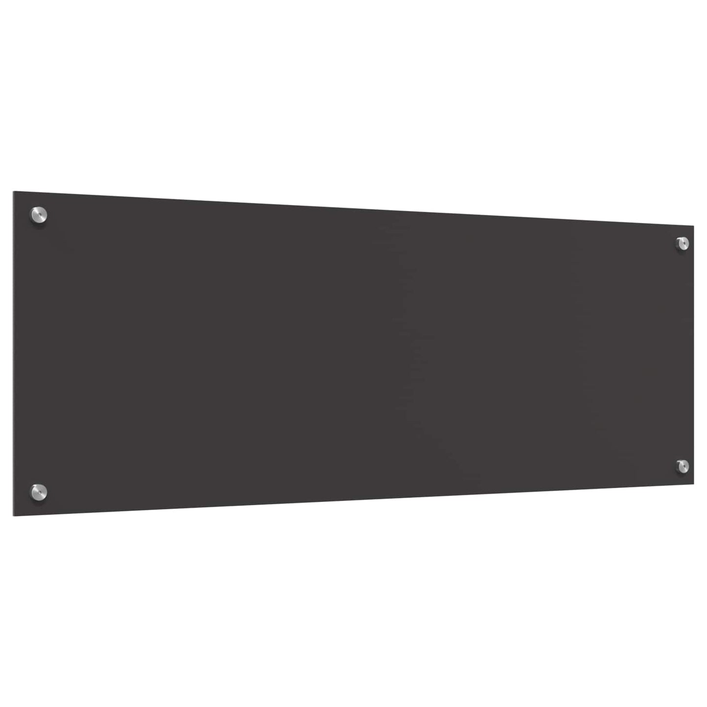 vidaXL Πλάτη κουζίνας Σκούρο Γκρι 110 x 40 cm σκληρυμένο γυαλί