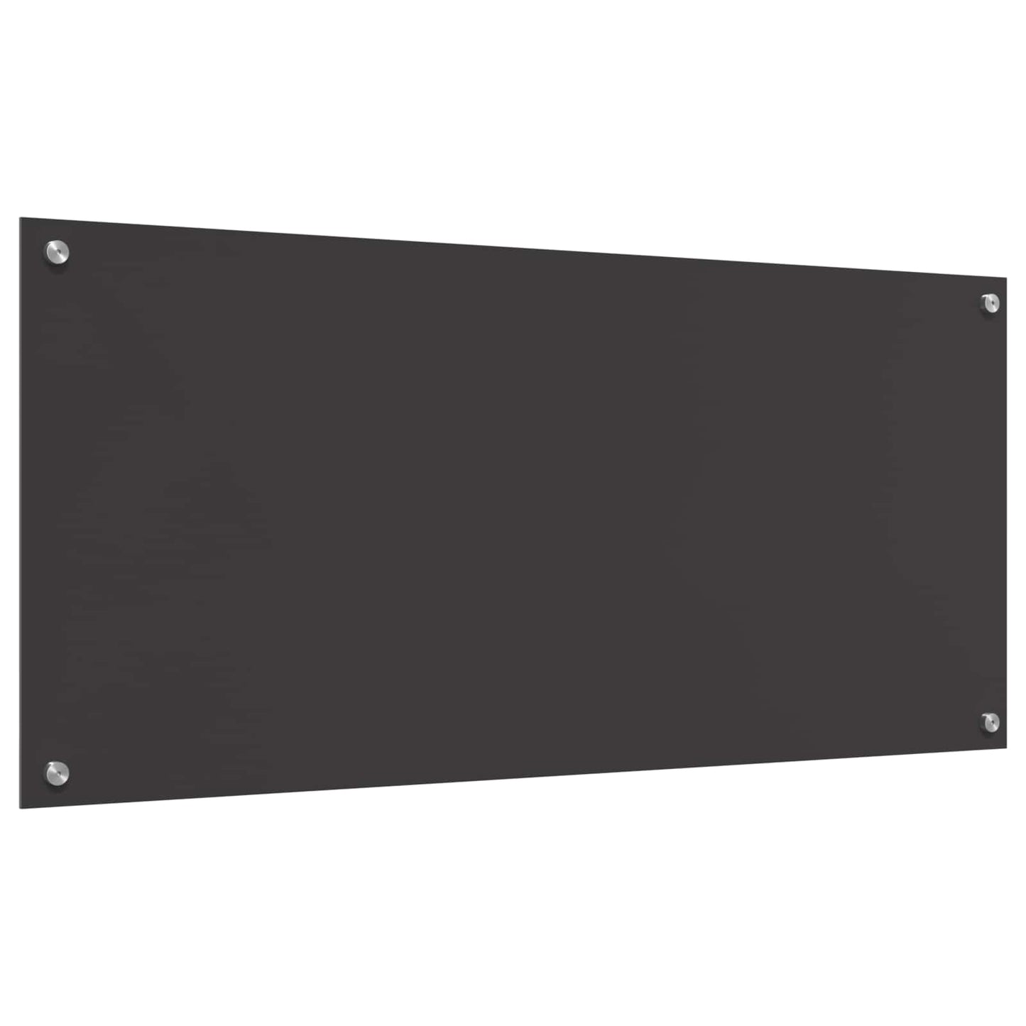 vidaXL Πλάτη κουζίνας Σκούρο Γκρι 110 x 50 cm σκληρυμένο γυαλί