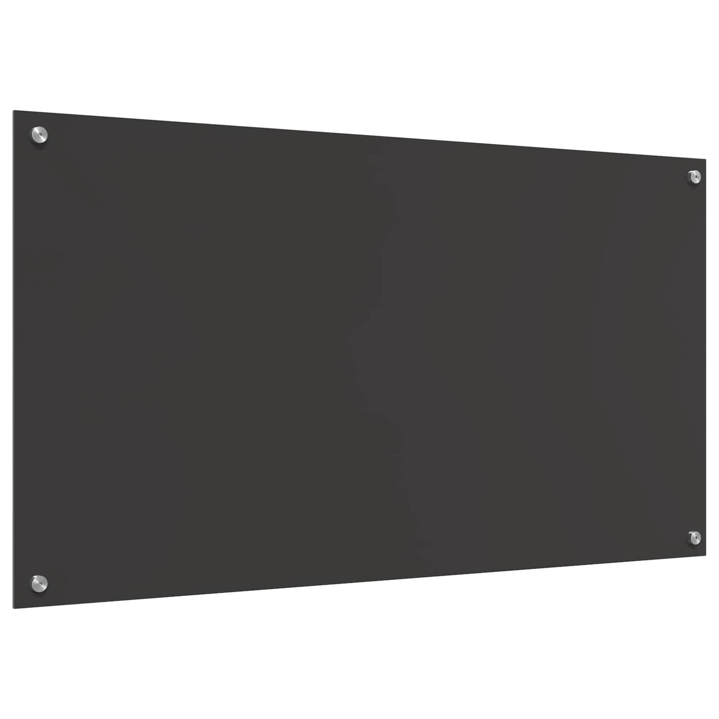 vidaXL Πλάτη κουζίνας Σκούρο Γκρι 110 x 60 cm σκληρυμένο γυαλί