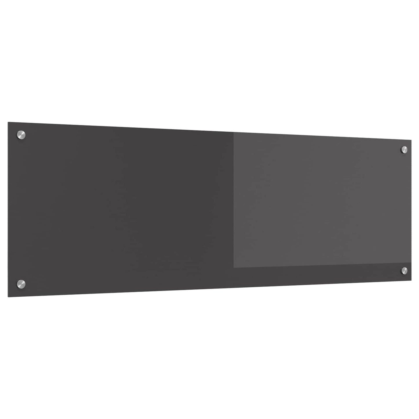 vidaXL Πλάτη κουζίνας Σκούρο Γκρι 120 x 40 cm σκληρυμένο γυαλί