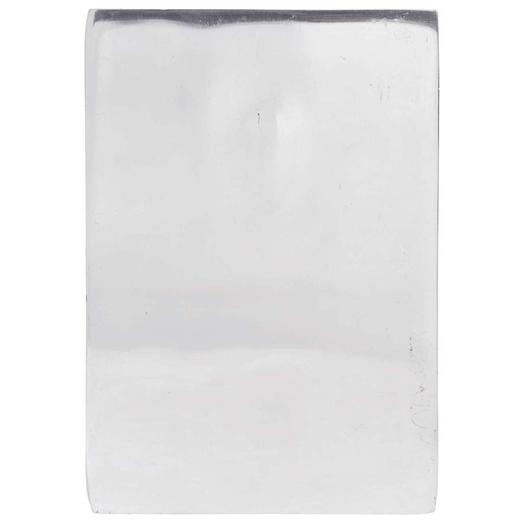 vidaXL Βιβλιοστάτες 2 τμχ. Ασημί 11 x 14 x 17,5 εκ. Αλουμίνιο