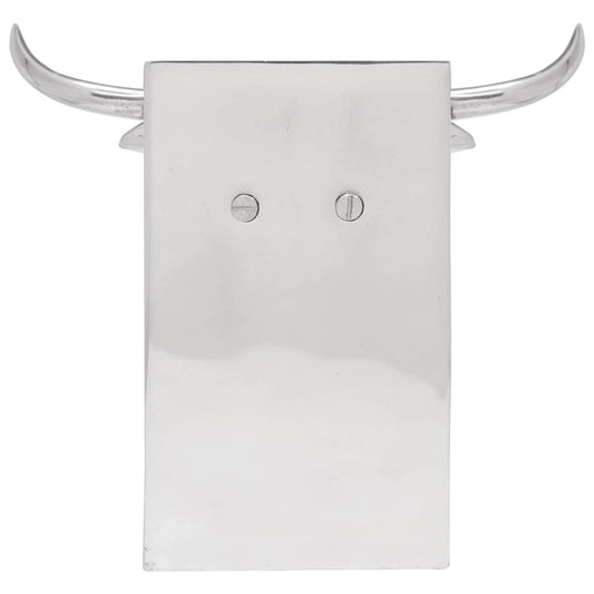 vidaXL Βιβλιοστάτες 2 pcs Ασημί 21.5 x 15.5 x 20 εκ. Αλουμίνιο