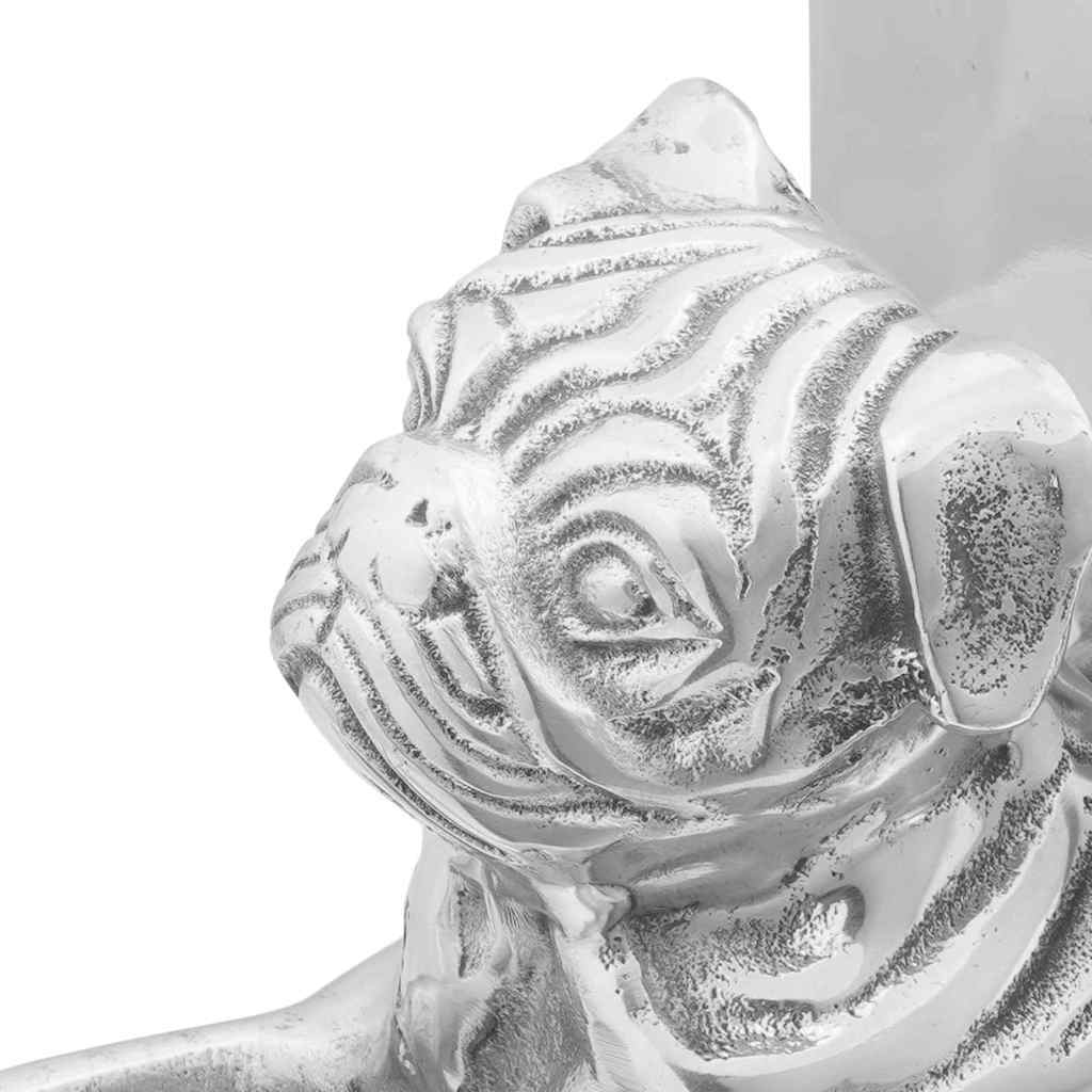 vidaXL Βιβλιοστάτες 2 pcs Ασημί 12 x 15 x 18 εκ. Αλουμίνιο