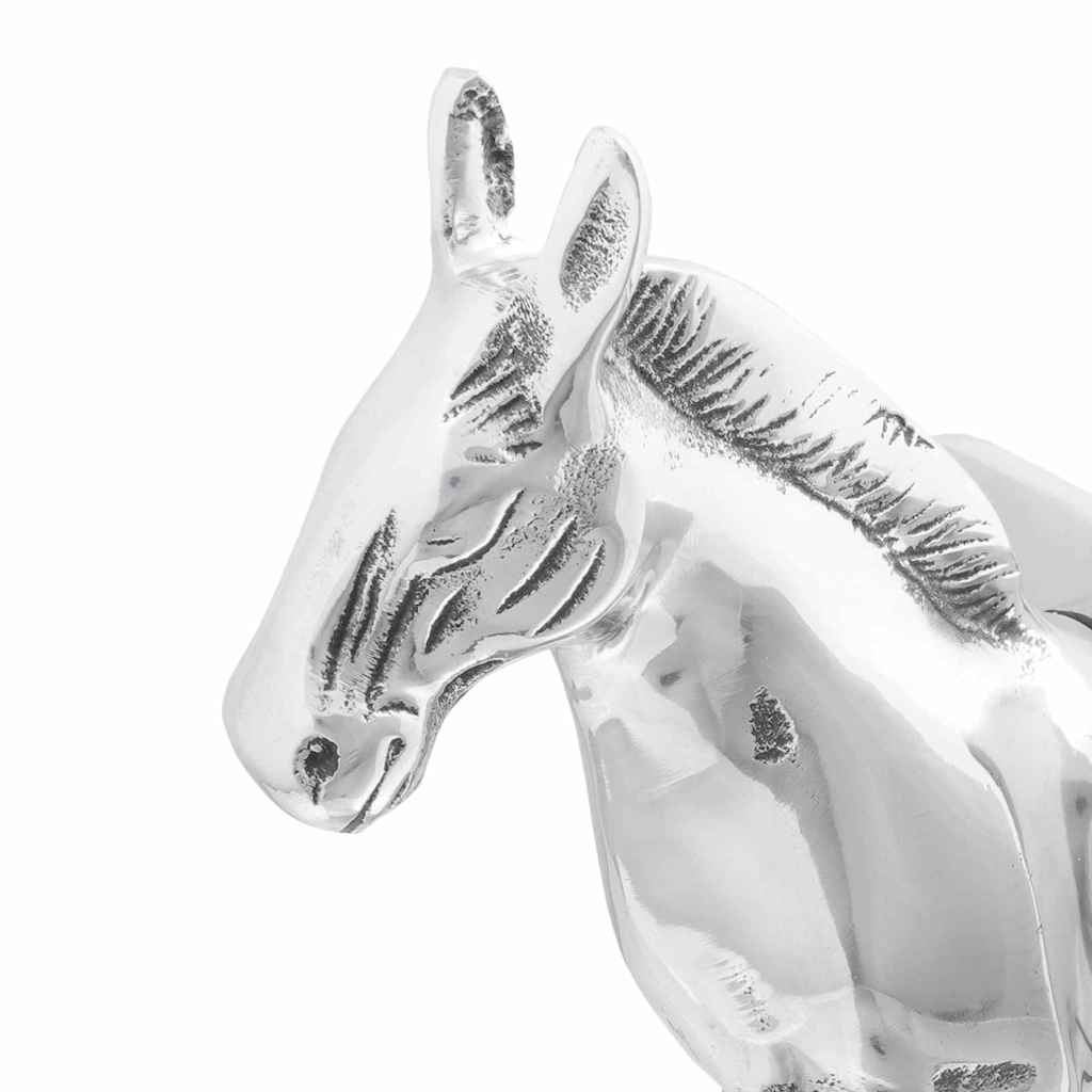 vidaXL Βιβλιοστάτες 2 pcs Ασημί 11 x 14 x 25 εκ. Αλουμίνιο