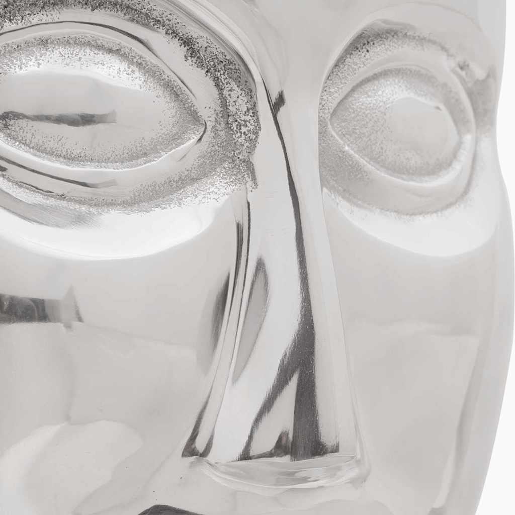 vidaXL Σκαμνί Ασημί Αλουμίνιο