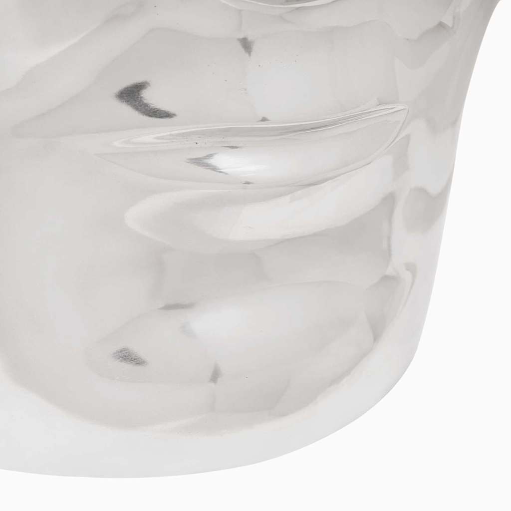 vidaXL Σκαμνί Ασημί Αλουμίνιο