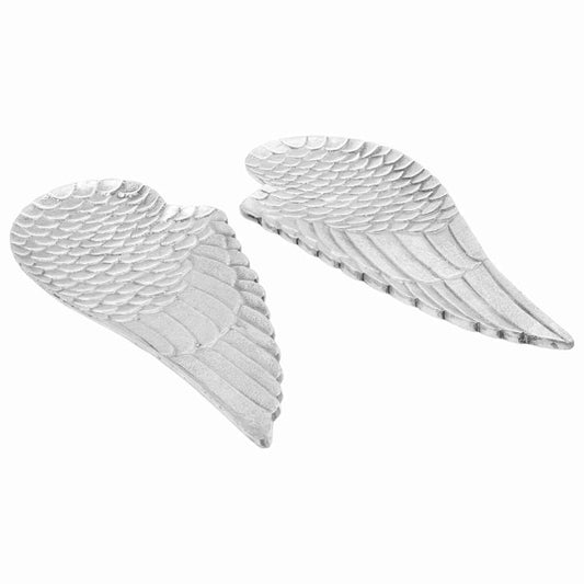 vidaXL Καλάθι Φρούτων 2 pcs Ασημί 40 x 18 x 4 εκ. Αλουμίνιο