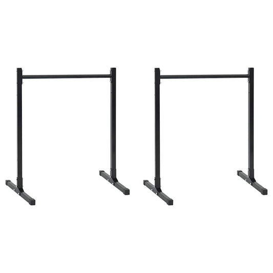 vidaXL Σταθμοί Βύθισης 2 pcs Μαύρο 109 x 90 x 105 εκ