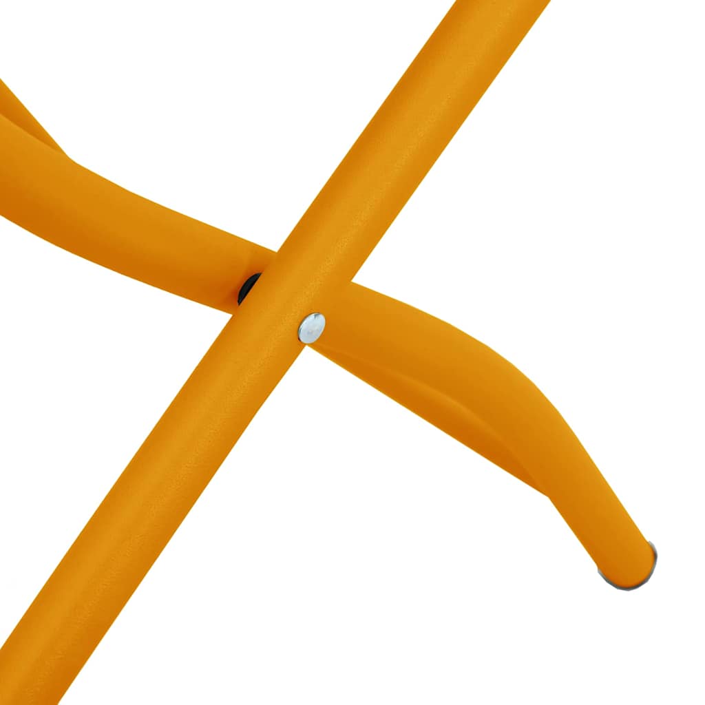 vidaXL Πτυσσόμενη Καρέκλα Κήπου 2 pcs Μουσταρδί 42 x 52 x 82εκ