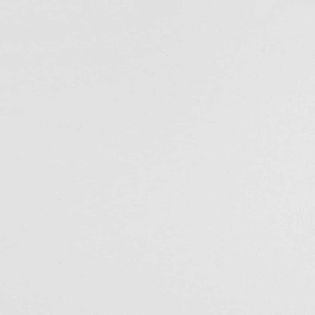 vidaXL Τραπέζι Bistro Λευκό Ø50x71 εκ Ατσάλι με Πούδρα