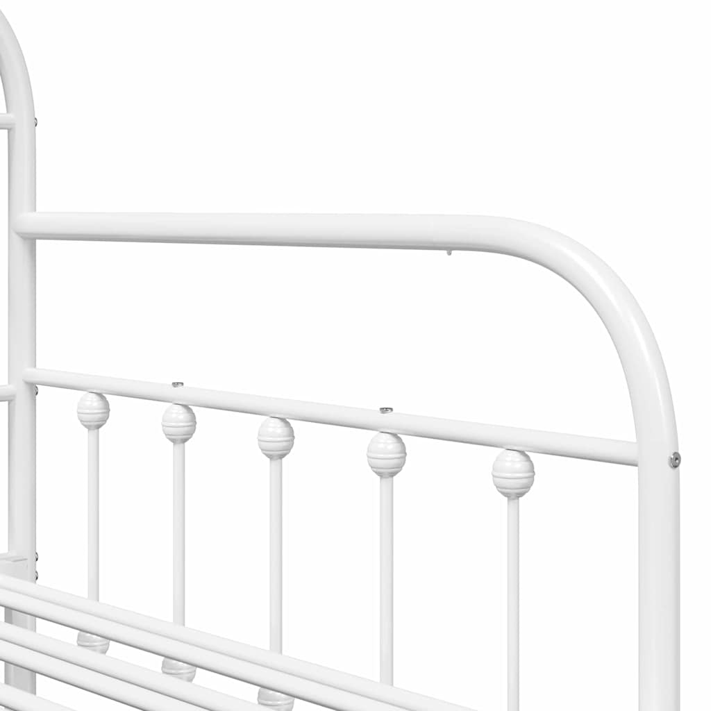 vidaXL Σκελετός κρεβατιού ημέρας Λευκό 90 x 200 cm