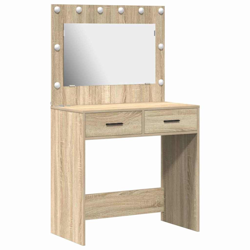 vidaXL Τραπέζι περιποίησης Δρύς Sonoma 78,5 x 41 x 135 εκ