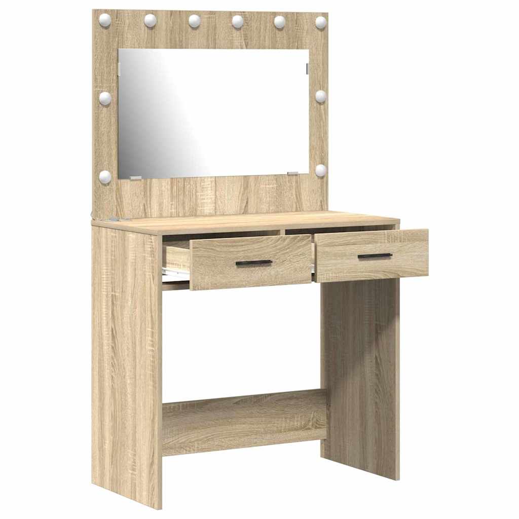 vidaXL Τραπέζι περιποίησης Δρύς Sonoma 78,5 x 41 x 135 εκ