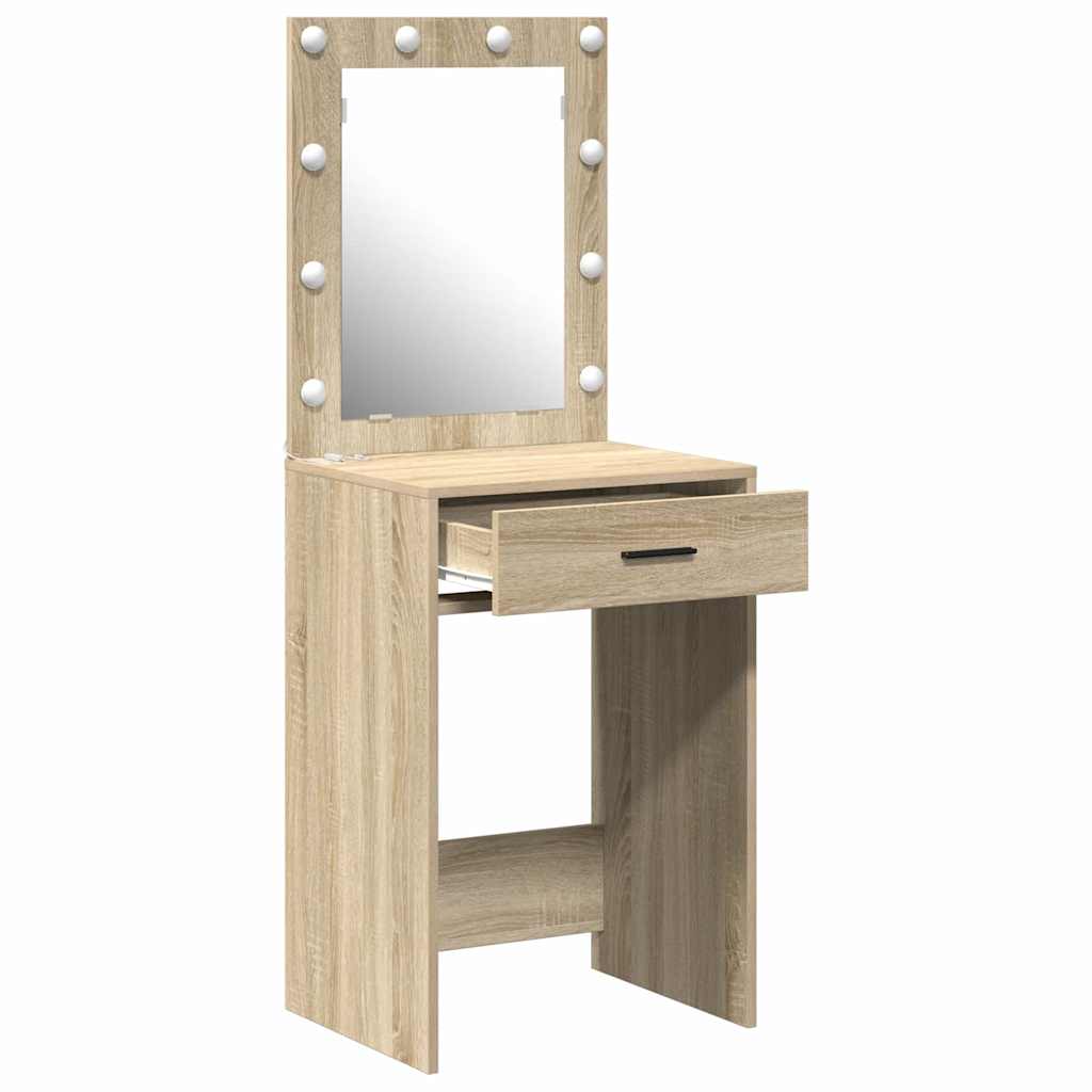 vidaXL Τραπέζι περιποίησης Δρύς Sonoma 50 x 41 x 135 εκ