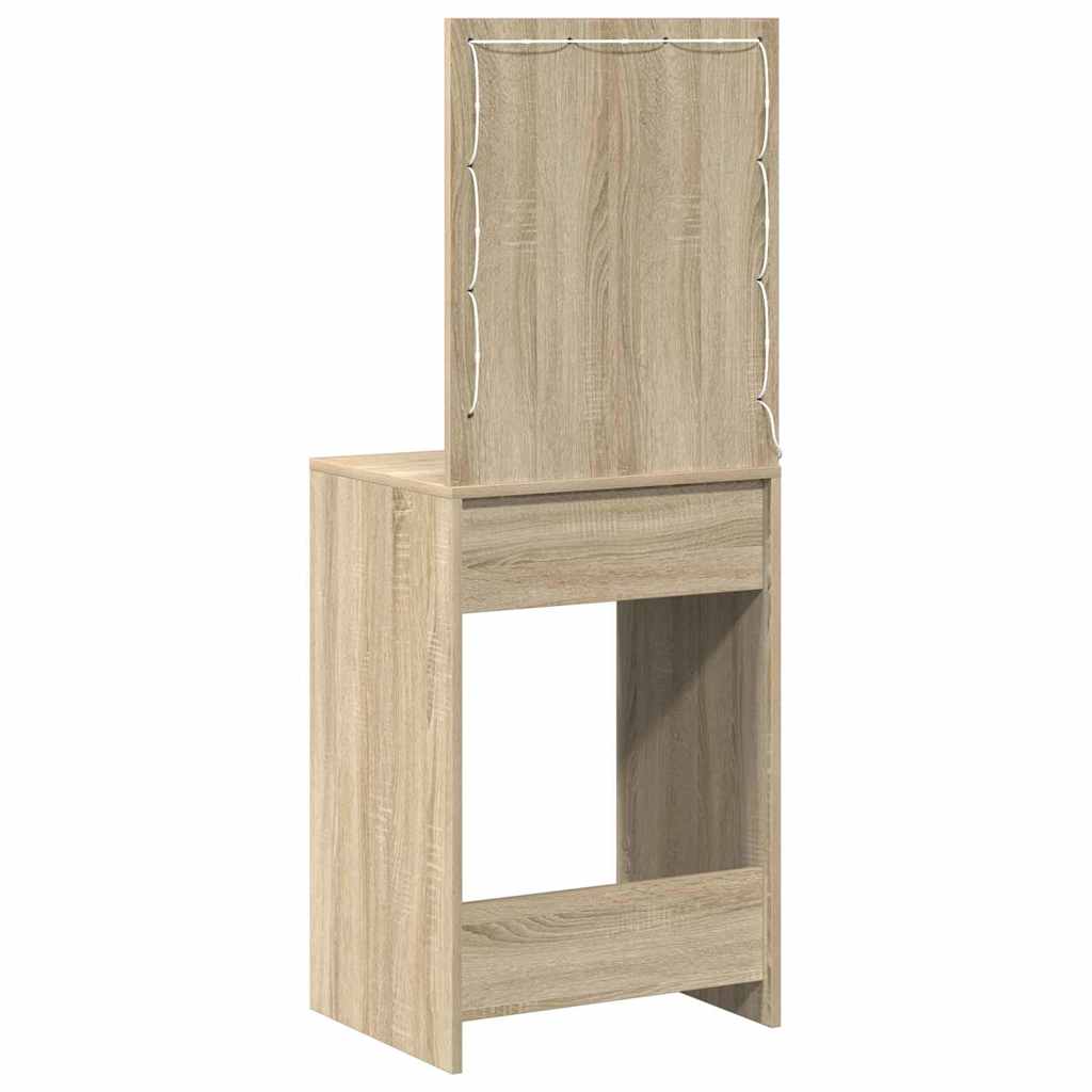 vidaXL Τραπέζι περιποίησης Δρύς Sonoma 50 x 41 x 135 εκ