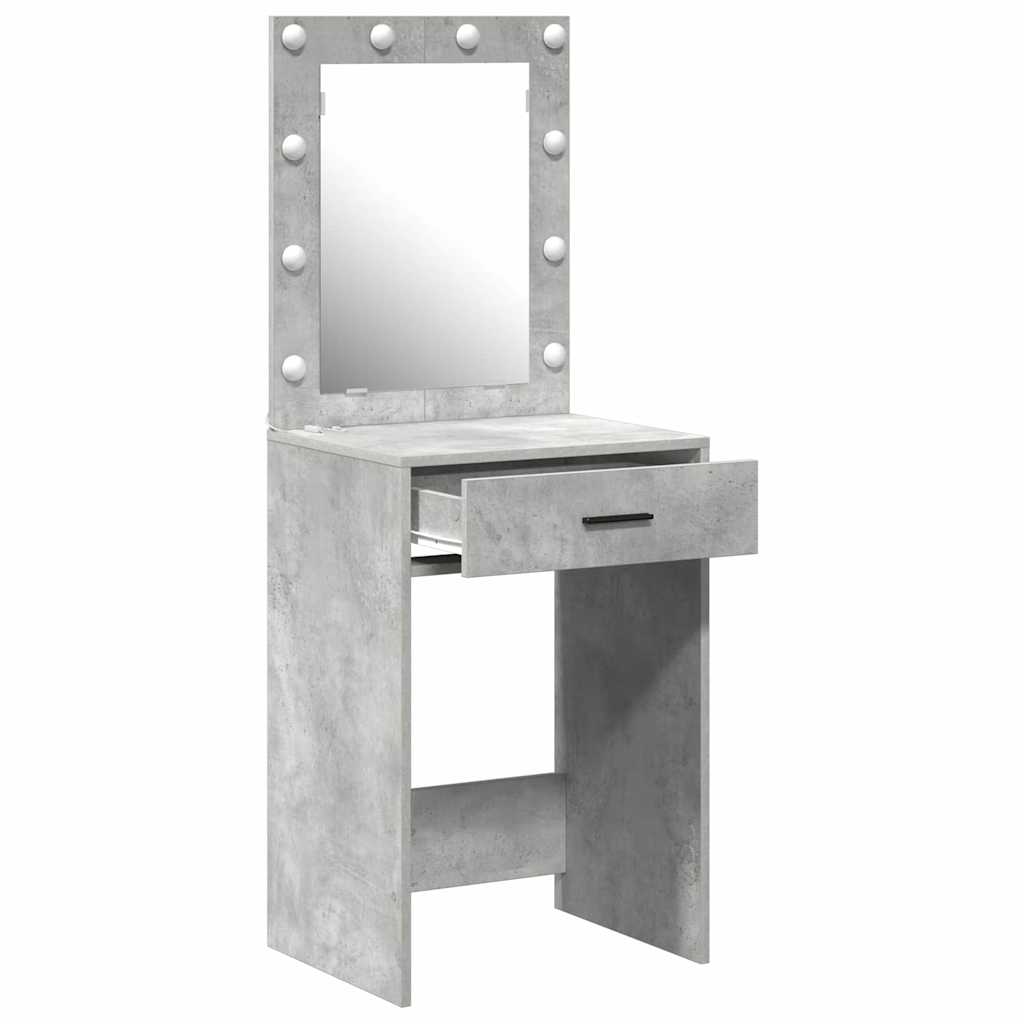 vidaXL Τραπέζι περιποίησης Σκυρόδεμα Γκρι 50 x 41 x 135 εκ