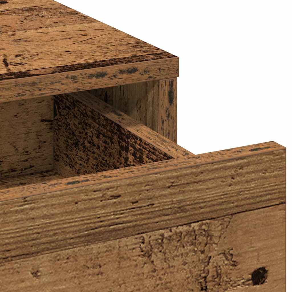 vidaXL Τραπέζι περιποίησης Παλιό ξύλο 50 x 41 x 135 εκ