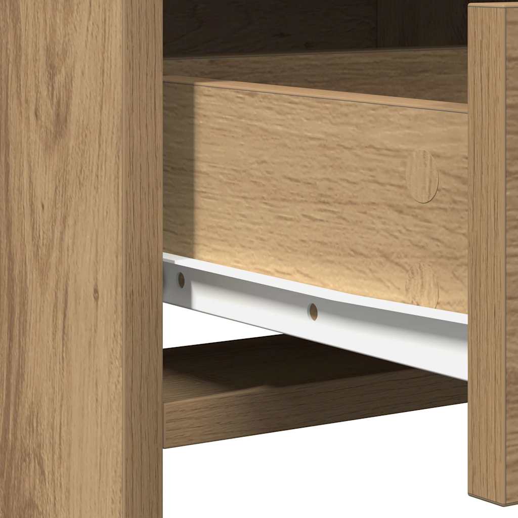 vidaXL Τραπέζι περιποίησης Artisan Oak 50 x 41 x 135 εκ
