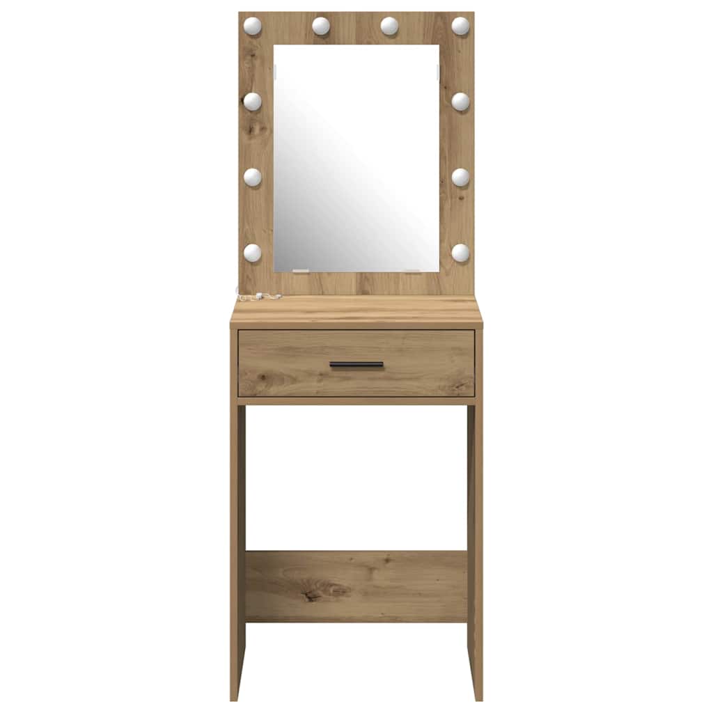 vidaXL Τραπέζι περιποίησης Artisan Oak 50 x 41 x 135 εκ