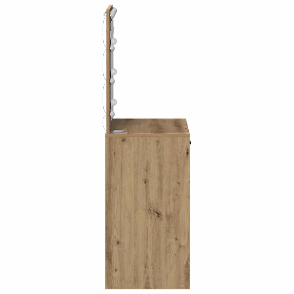 vidaXL Τραπέζι περιποίησης Artisan Oak 50 x 41 x 135 εκ