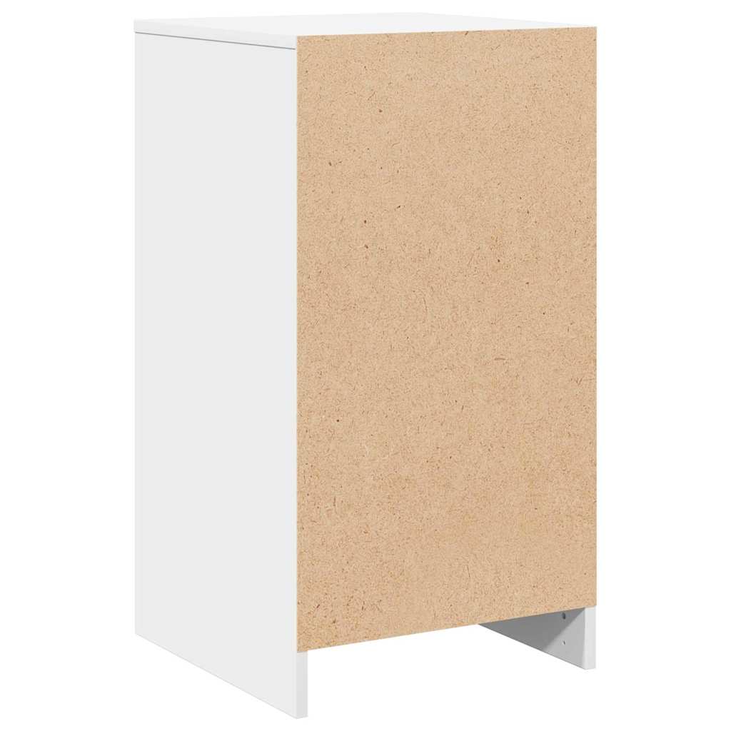 vidaXL Πλαϊνό γραφείο Λευκό 40 x 41 x 75 εκ Επεξεργασμένο ξύλο