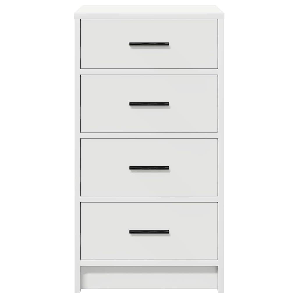 vidaXL Πλαϊνό γραφείο Λευκό 40 x 41 x 75 εκ Επεξεργασμένο ξύλο