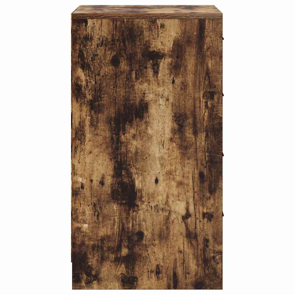 vidaXL Πλαϊνό γραφείο Καπνιστή δρυς 40 x 41 x 75 εκ Επεξεργασμένο ξύλο