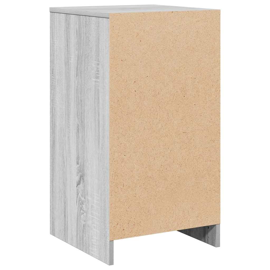 vidaXL Πλαϊνό γραφείο Γκρι sonoma 40 x 41 x 75 εκ Επεξεργασμένο ξύλο