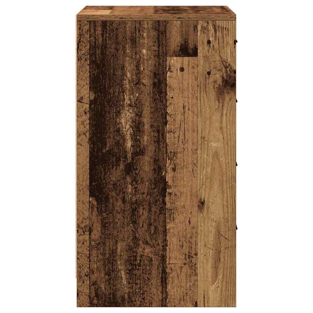 vidaXL Πλαϊνό γραφείο Παλαιό ξύλο 40 x 41 x 75 εκ Επεξεργασμένο ξύλο