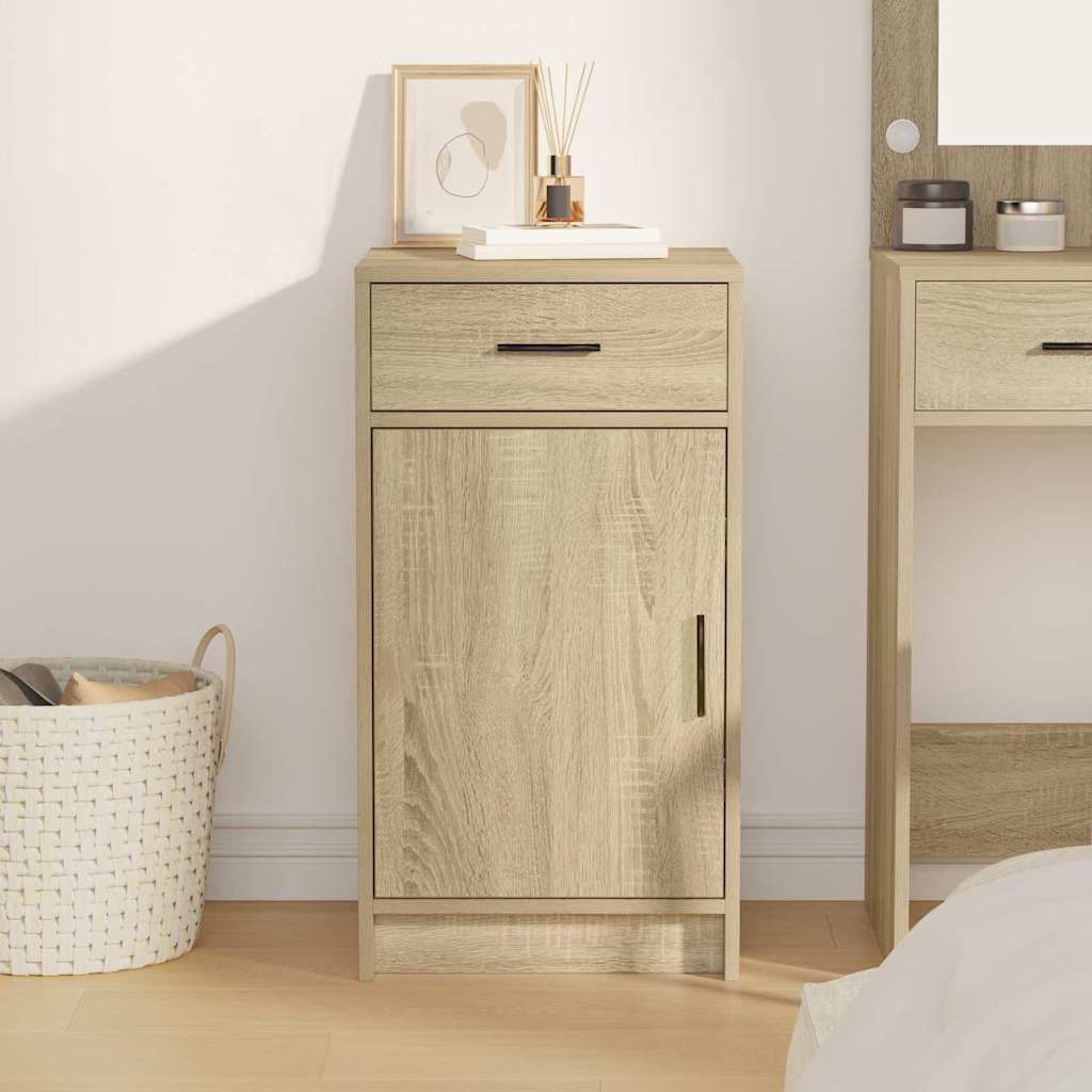 vidaXL Πλαϊνό γραφείο Sonoma Δρυς 40 x 40.5 x 75 εκ Επεξεργασμένο ξύλο