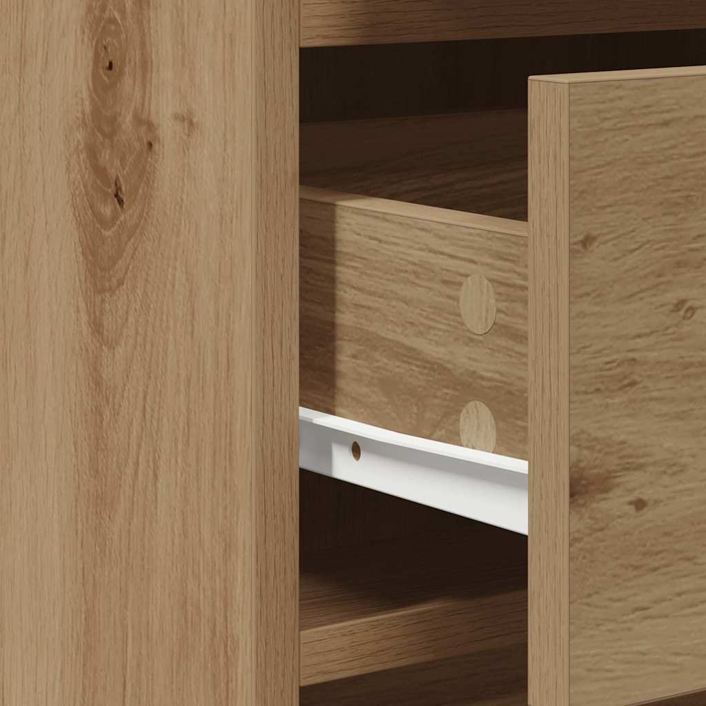 vidaXL Πλαϊνό γραφείο Artisan Oak 40 x 40.5 x 75 εκ Επεξεργασμένο ξύλο