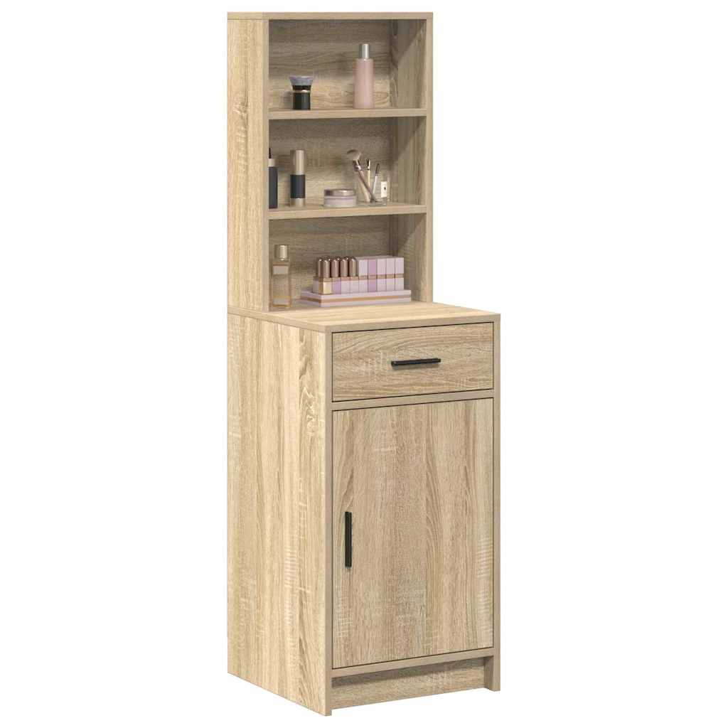 vidaXL Highboard Δρύς Sonoma 40 x 40,5 x 135 εκ. Επεξεργασμένο ξύλο