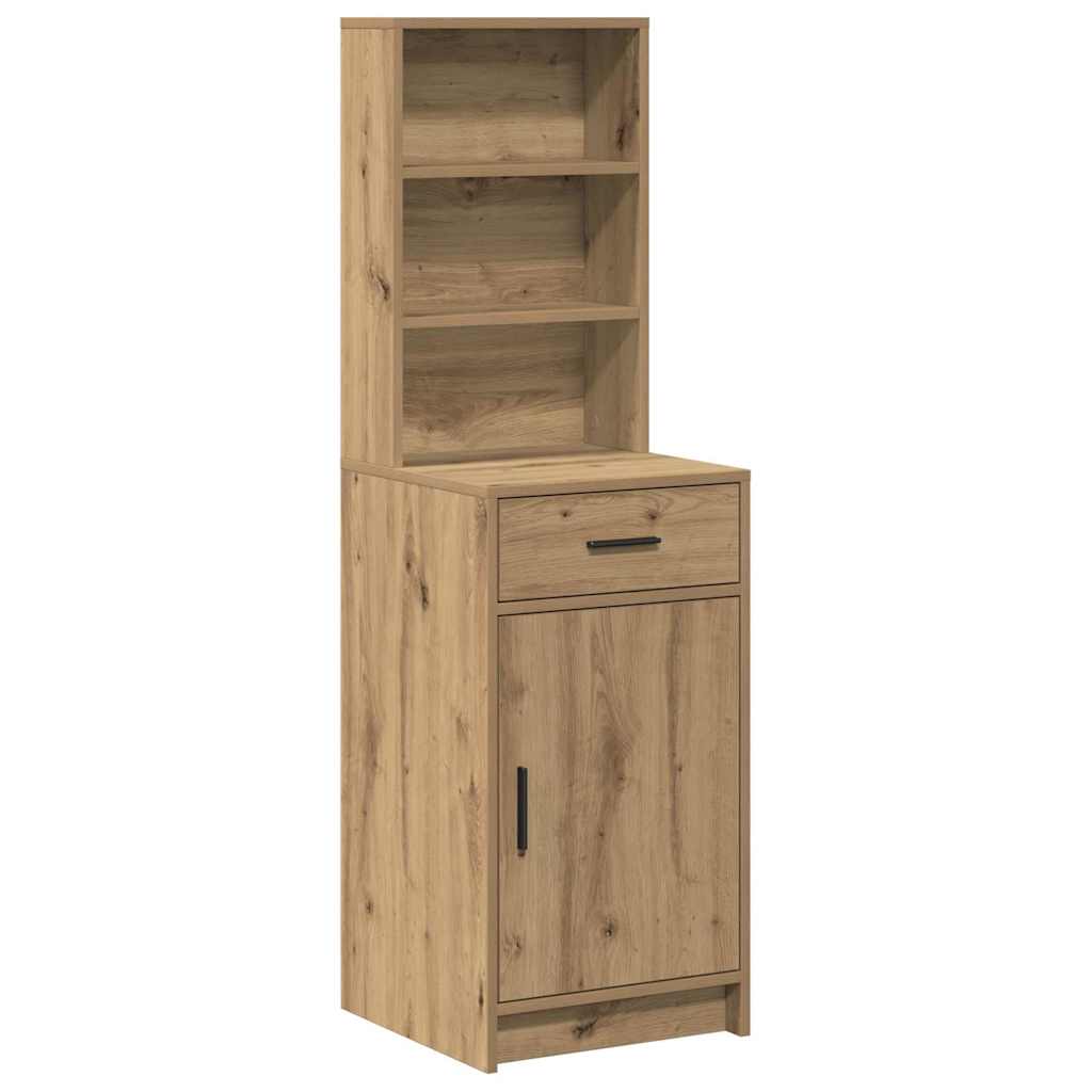 vidaXL Highboard Artisan Oak 40 x 40,5 x 135 εκ. Επεξεργασμένο ξύλο