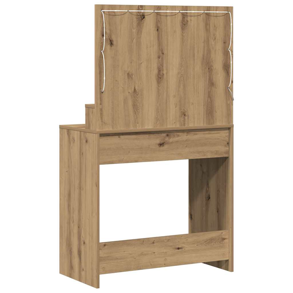 vidaXL Τραπέζι περιποίησης Artisan Oak 79 x 41 x 135 εκ.